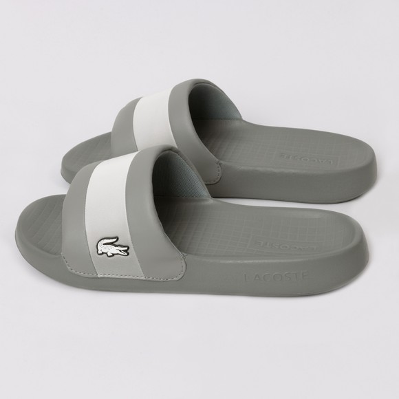Lacoste Mens Grey Hybrid Serve Slide #3
