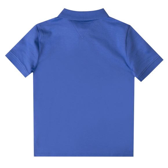 Tommy Hilfiger Kids Boys Blue Interlock RWB Polo Shirt #3