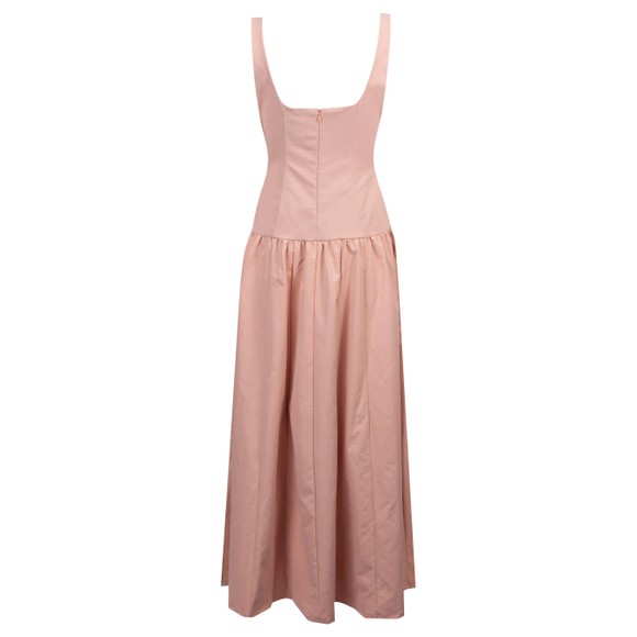 Pretty Lavish Womens Red Bronte Scoop Neck Maxi Dress #3