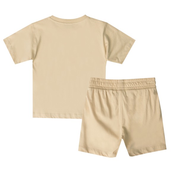 Moschino Boys Beige Circle Logo T Shirt & Short Set #2