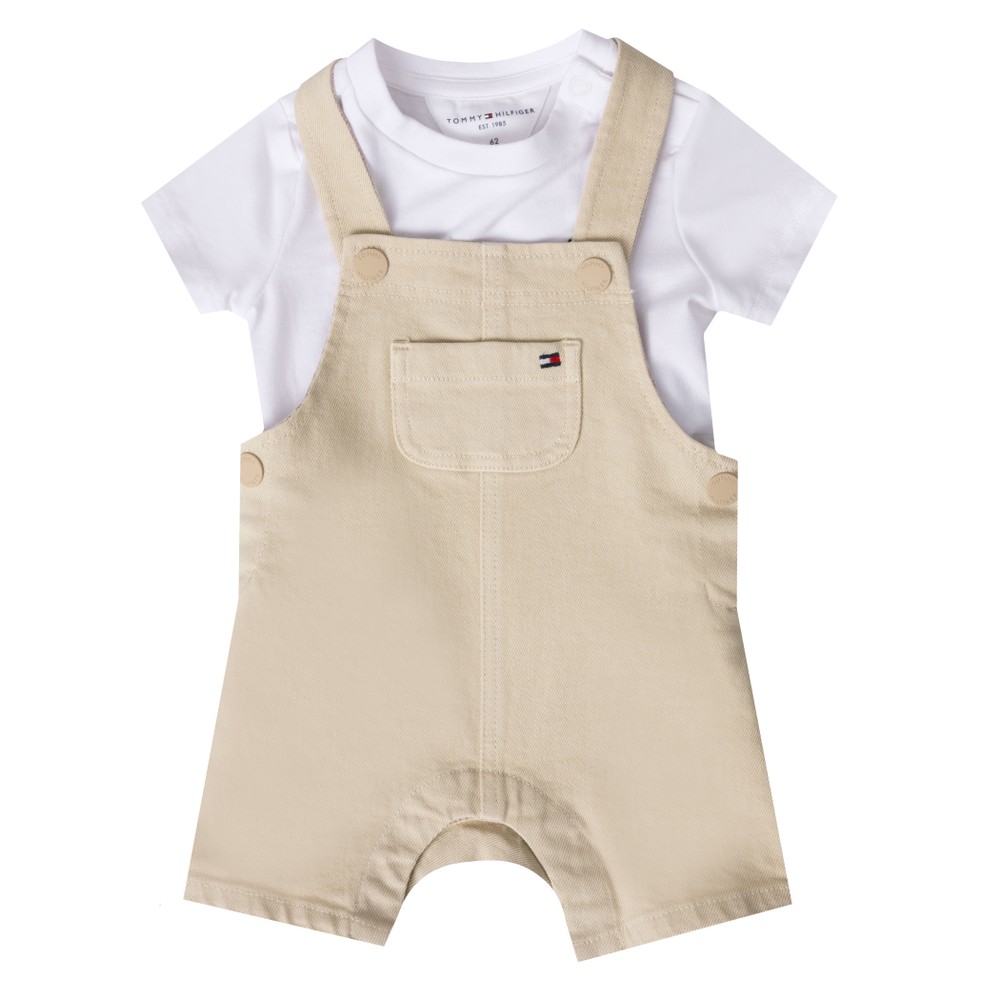Dungaree Short Set