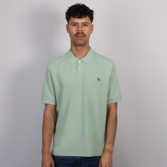 PS Paul Smith Mens Green Zebra Polo Shirt #2