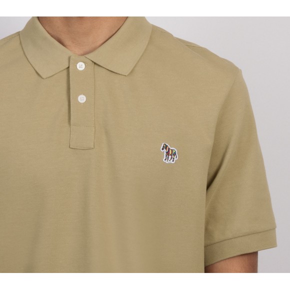 PS Paul Smith Mens Brown Zebra Polo Shirt #3
