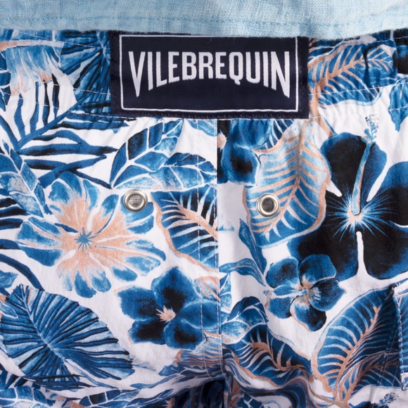 Vilebrequin Mens White Moorise Stretch Swim Short #4