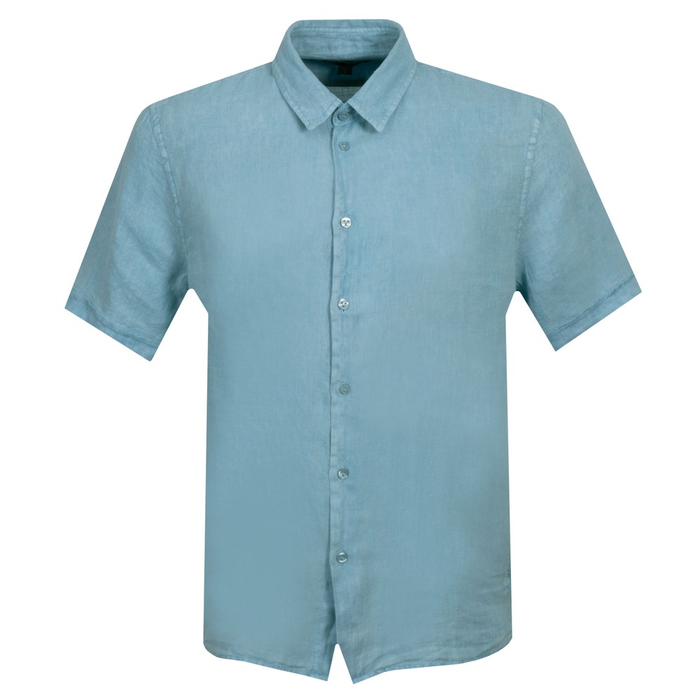Mineral Dye Linen Bowling Shirt