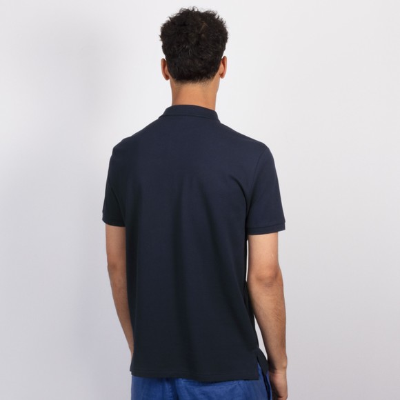 Polo Ralph Lauren Mens Blue Custom Slim-Fit Stretch Mesh Polo Shirt #4