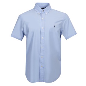 Short Sleeve Custom Fit Poplin Shirt