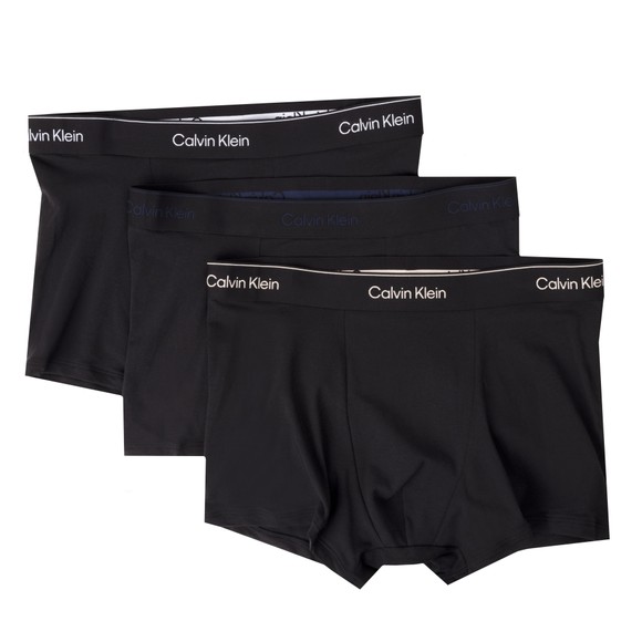 Calvin Klein Mens Black Relaxed Fit Trunks