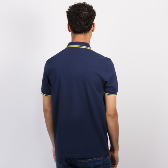 Fred Perry Mens Blue Twin Tipped Polo Shirt #4