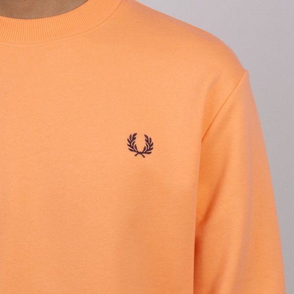 Fred Perry Mens Pink Crew Neck Sweatshirt #3