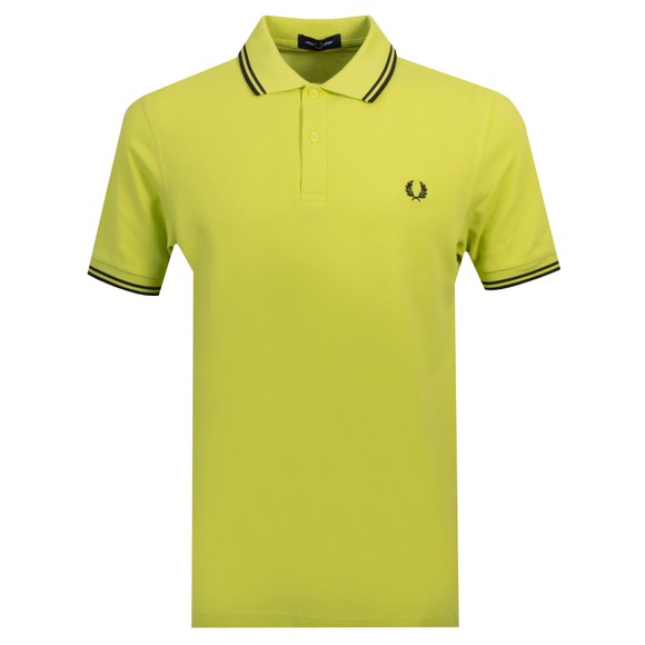 Fred Perry Mens Yellow Twin Tipped Polo Shirt #1
