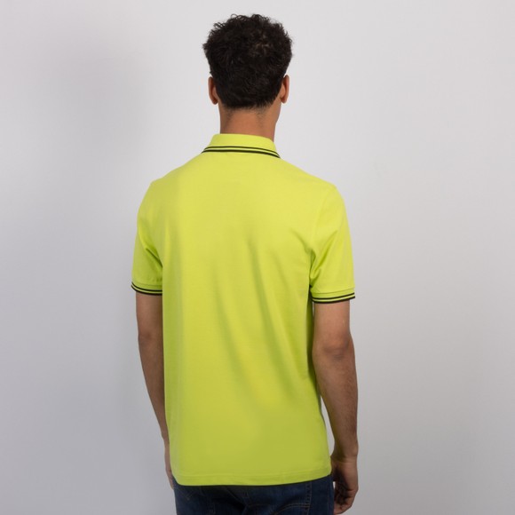 Fred Perry Mens Yellow Twin Tipped Polo Shirt #4