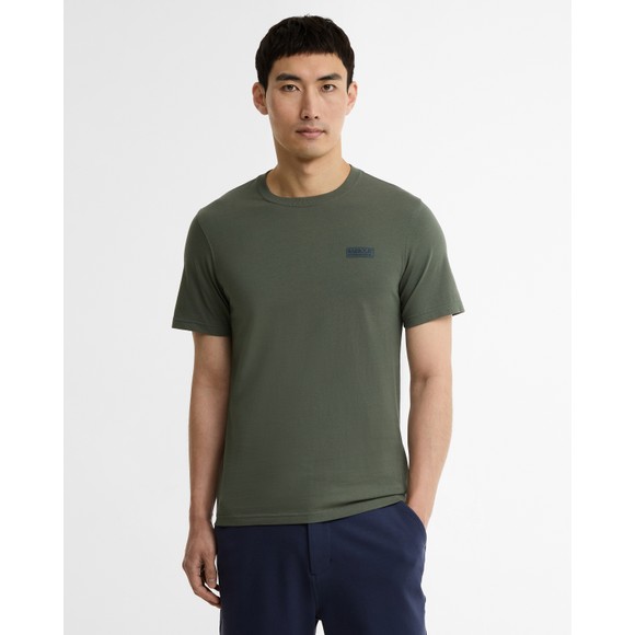 Barbour International Mens Green Small Logo T-Shirt #2