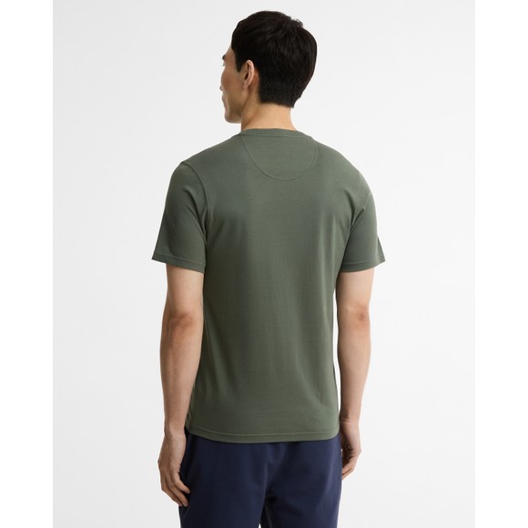 Barbour International Mens Green Small Logo T-Shirt #4