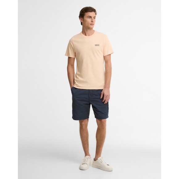 Barbour International Mens Orange Small Logo T-Shirt #2