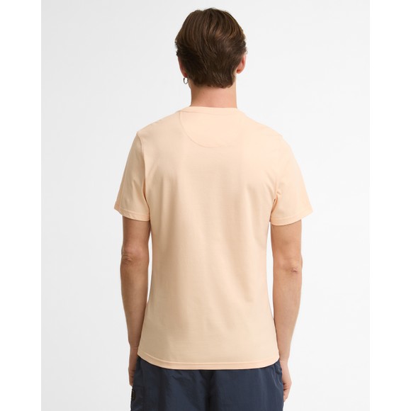 Barbour International Mens Orange Small Logo T-Shirt #4