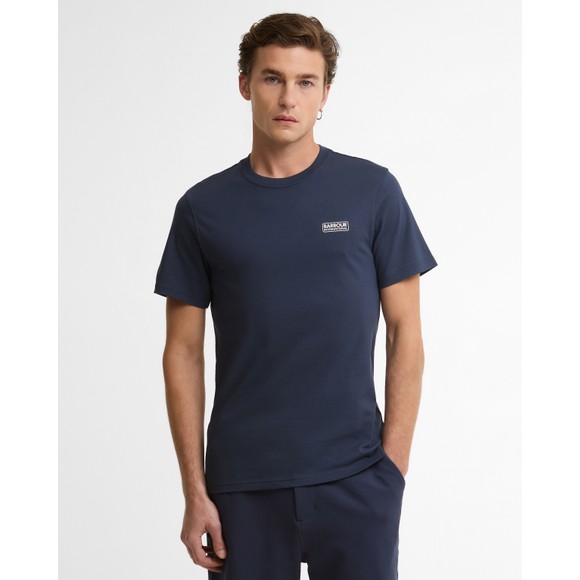 Barbour International Mens Blue Small Logo T-Shirt #2