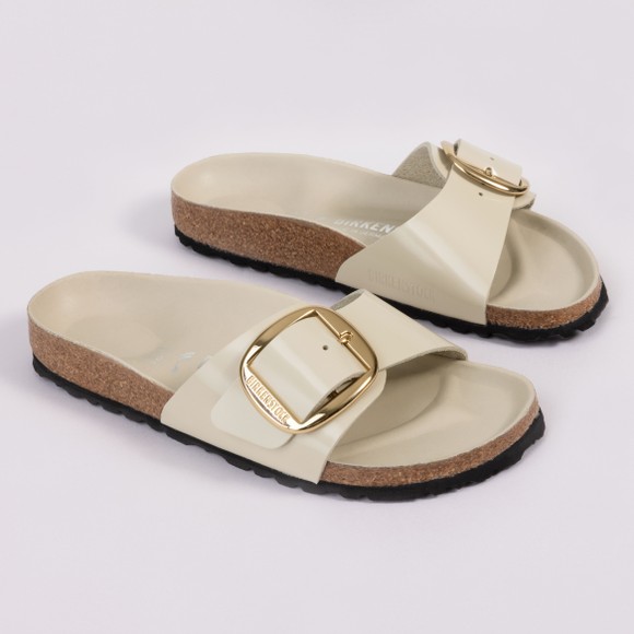 Birkenstock Womens Off-White Madrid Big Buckle Sandal #2