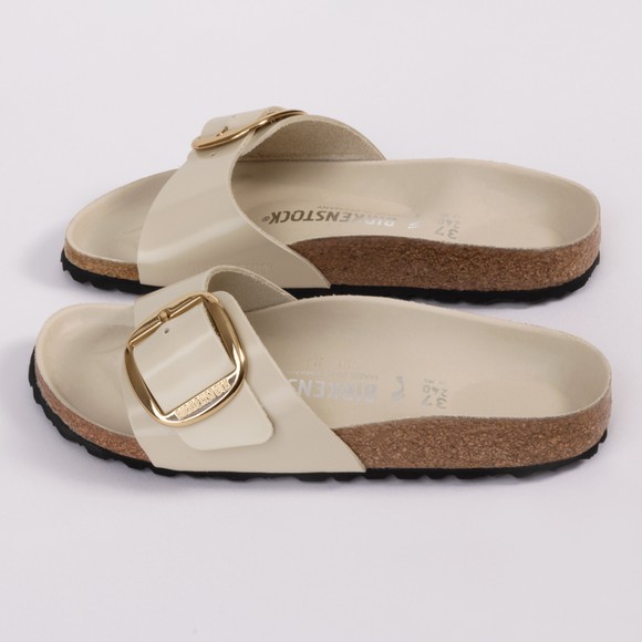 Birkenstock Womens Off-White Madrid Big Buckle Sandal #3