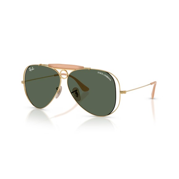 Dolce & Gabanna x Ray-Ban Mens Gold The Shooter Sunglasses #3