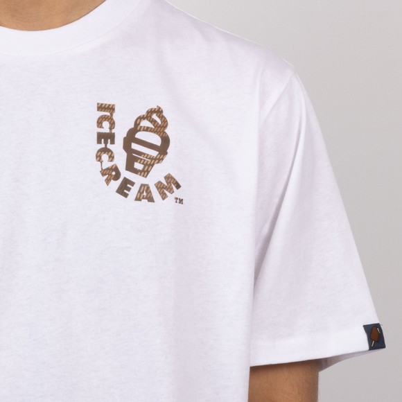 BBC Icecream Mens White Waffle Cone T Shirt #3