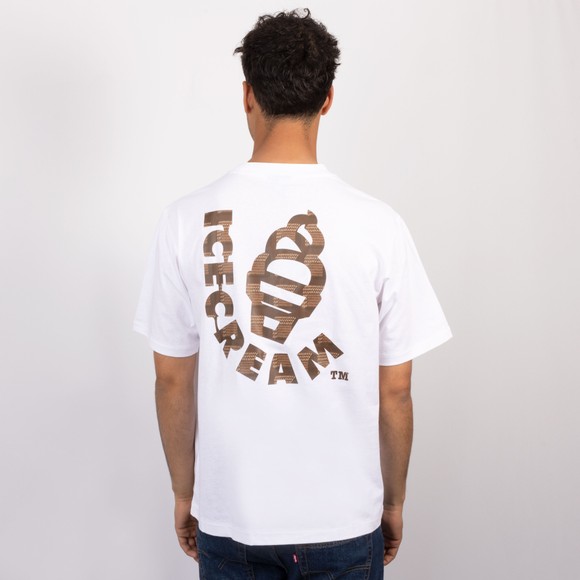 BBC Icecream Mens White Waffle Cone T Shirt #4