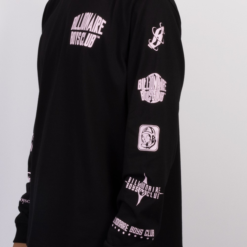 Billionaire Boys Club Multi Logo Long Sleeve T Shirt | Oxygen Clothing