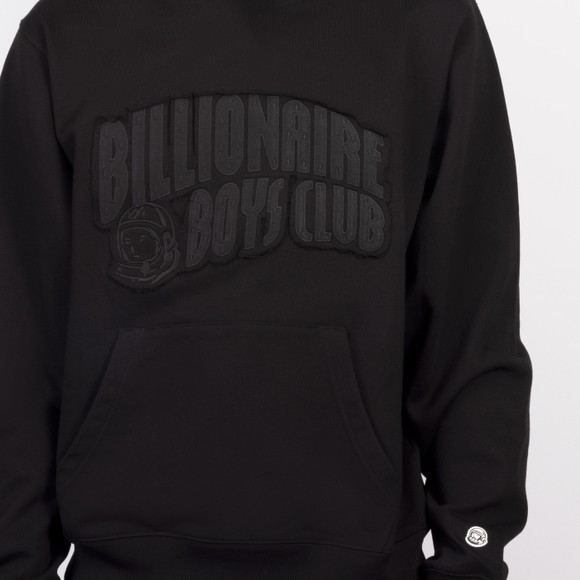 Billionaire Boys Club Mens Black Arch Logo Applique Oversized Popover Hoody #3