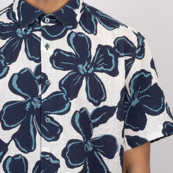 Rodd & Gunn Mens Blue Hamilton Bay SS Shirt main image