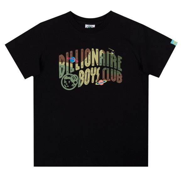 Billionaire Boys Club Boys Black Space Camo Arch Logo T Shirt #1