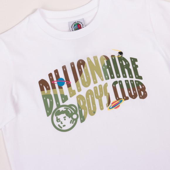 Billionaire Boys Club Boys White Space Camo Arch Logo T Shirt #2