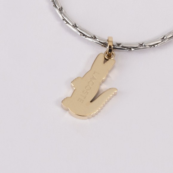 Lacoste Mens Gold Arthor necklace with crocodile #3