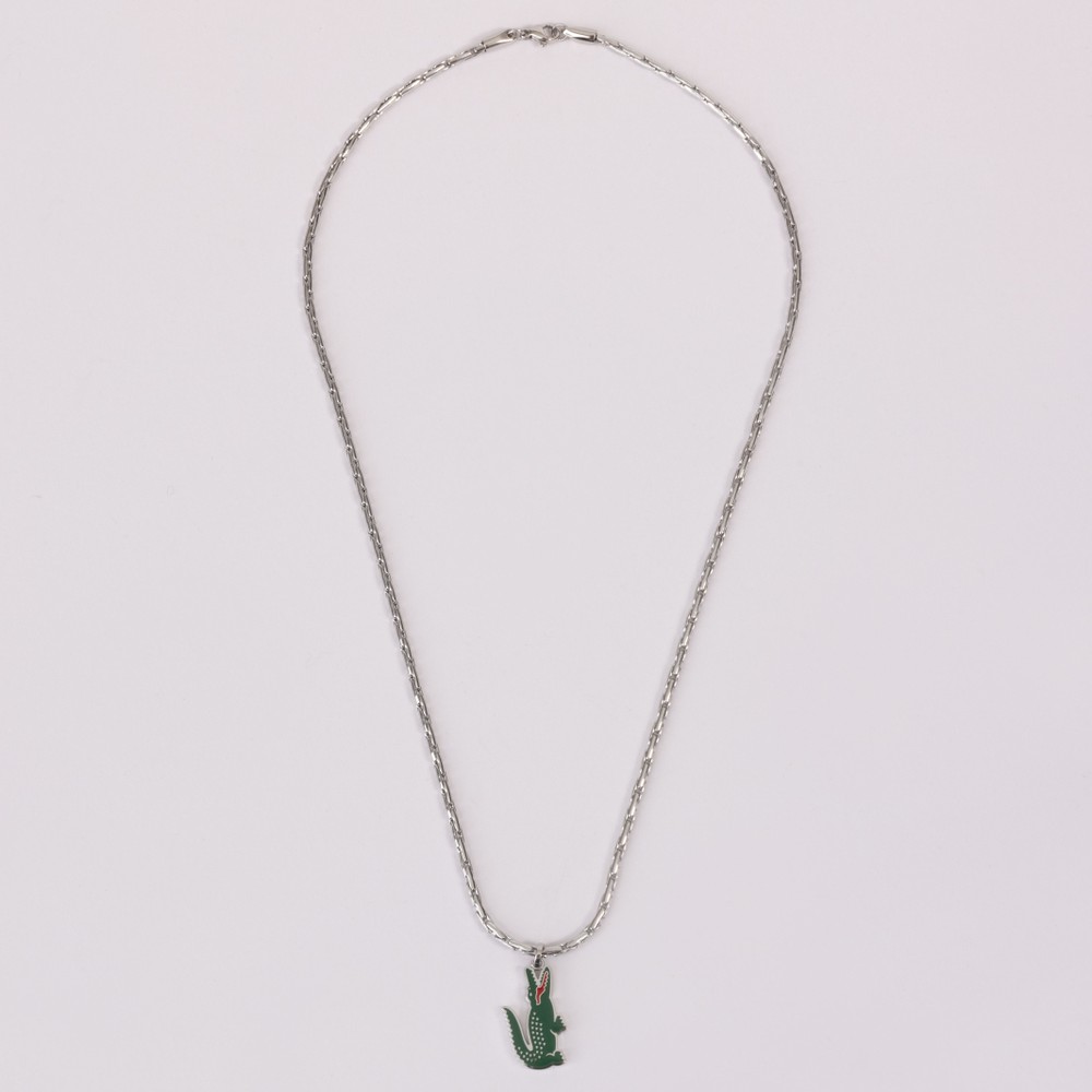 Arthor necklace with crocodile