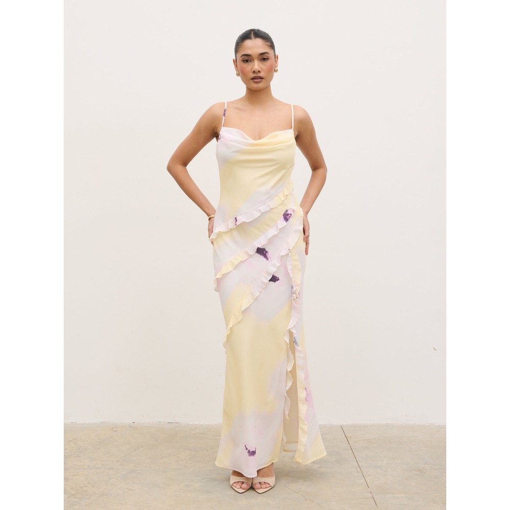 Constance Ruffle Maxi Dress
