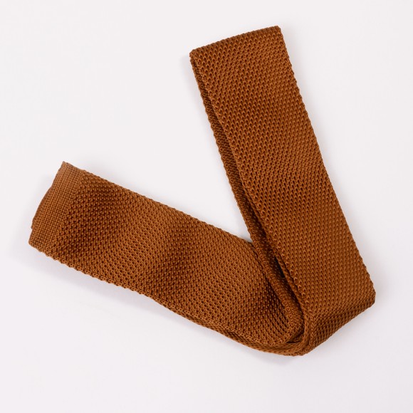 Marc Darcy Mens Orange KT Knitted Tie main image