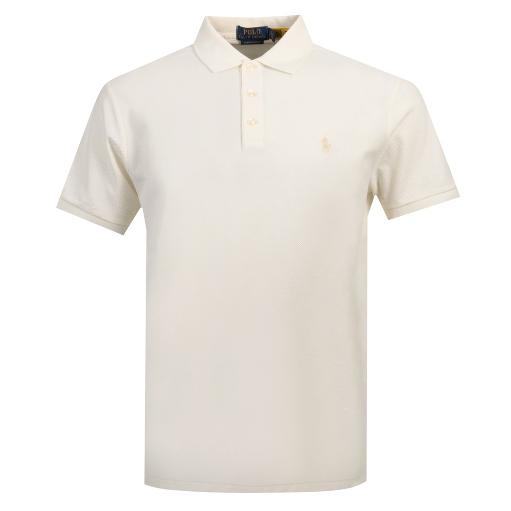 Custom Slim Fit Honeycomb Mesh Polo Shirt
