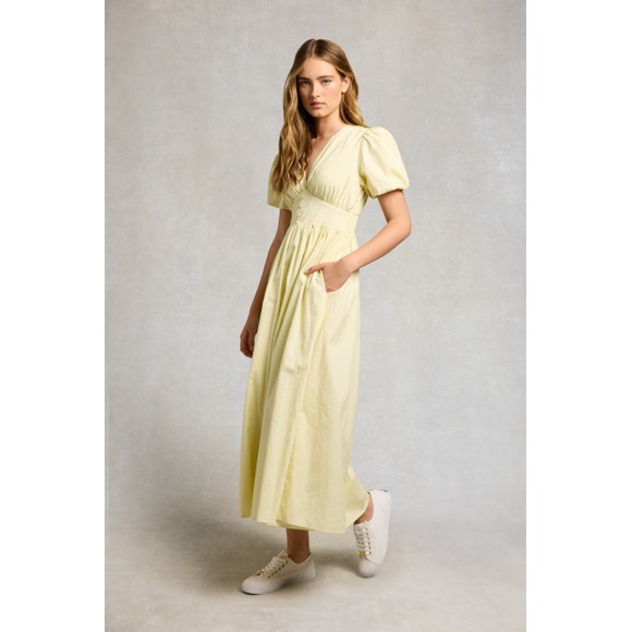 Holland Cooper Womens Yellow Paige Dress #3