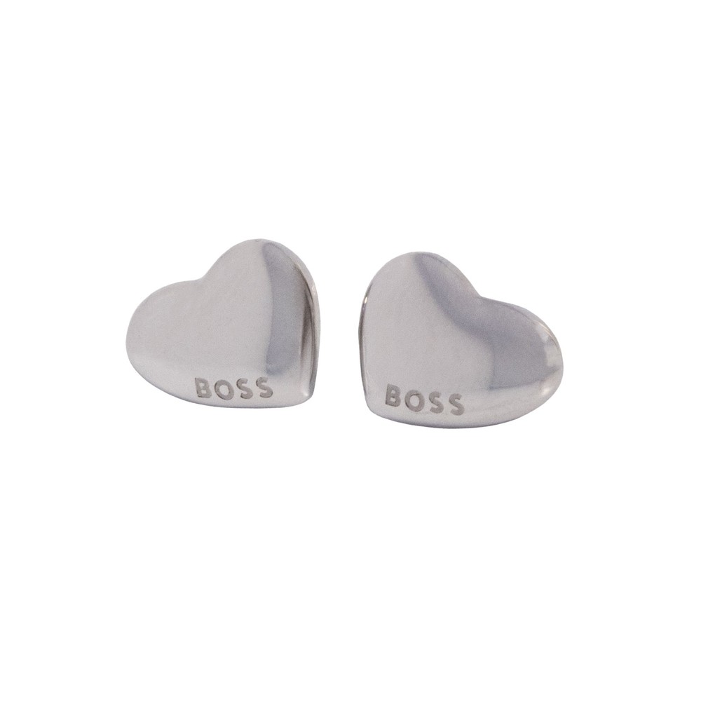 Honey Stainless Steel Heart Shaped Stud Earing