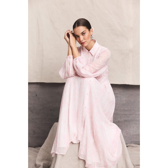 Holland Cooper Womens Pink Paros Shirt Dress #2