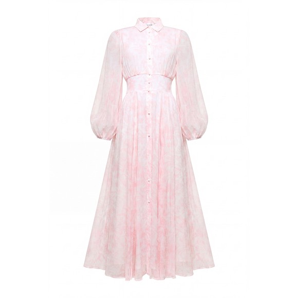 Holland Cooper Womens Pink Paros Shirt Dress #1