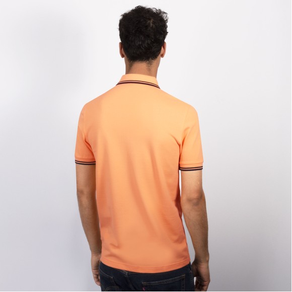 Fred Perry Mens Pink Twin Tipped Polo Shirt #4