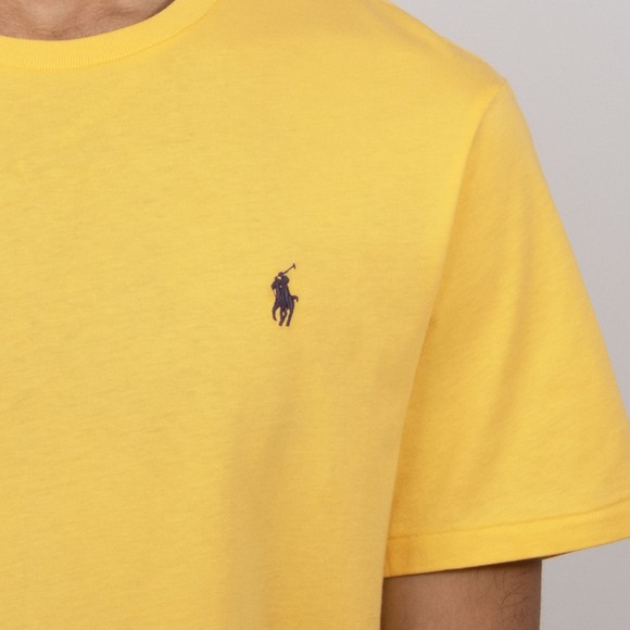Polo Ralph Lauren Mens Yellow Custom Slim Fit T-Shirt #3