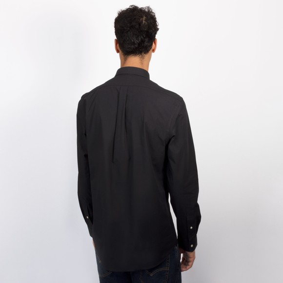 Polo Ralph Lauren Mens Black Long Sleeve Slim Fit Poplin Shirt #4