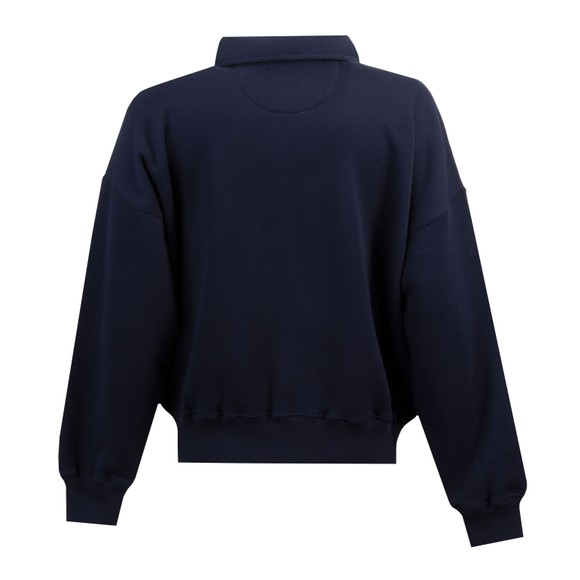 Polo Ralph Lauren Womens Blue Lightweight Fleece Quarter Zip Sweatshirt #3