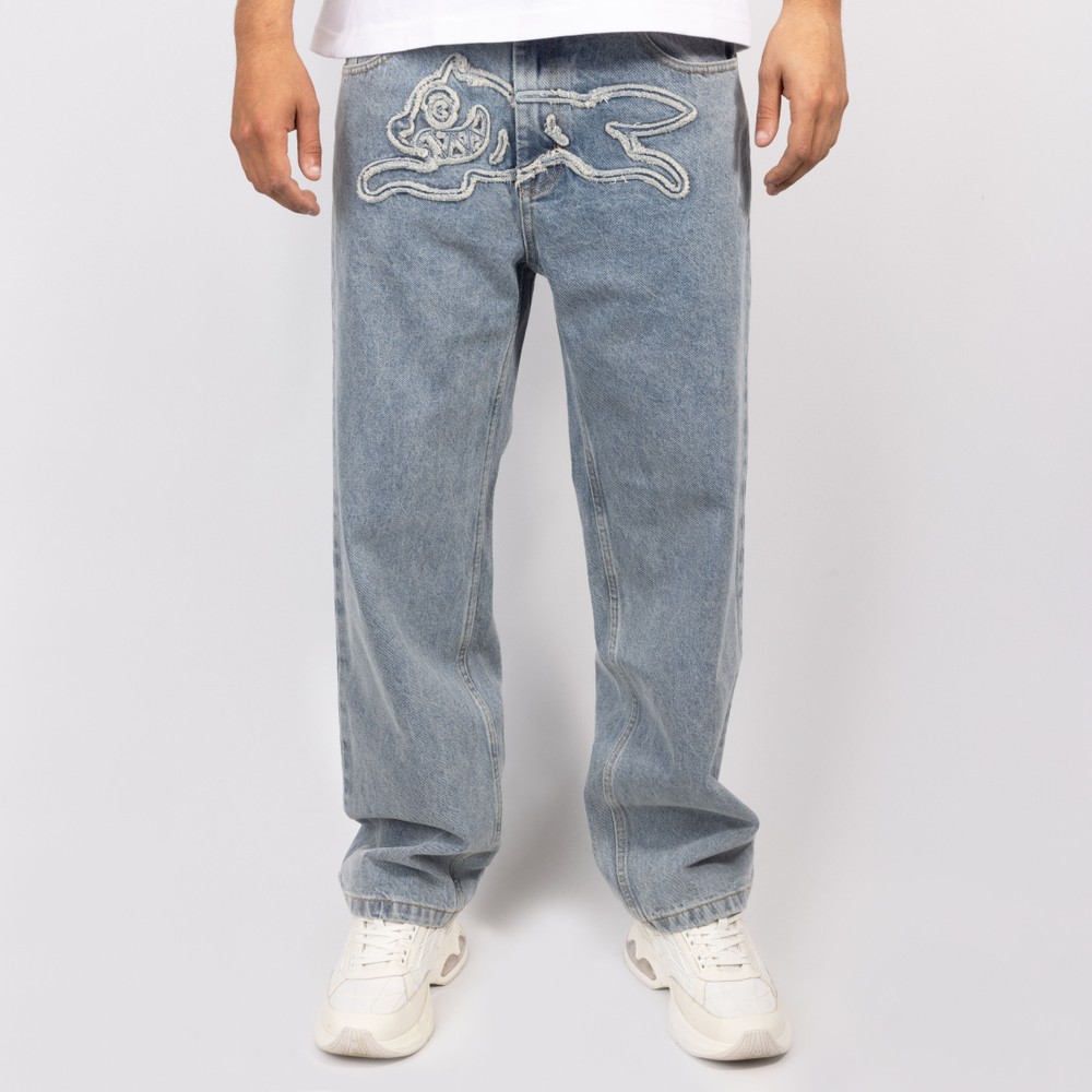 BBC Icecream Applique Running Dog Jean | Oxygen Clothing