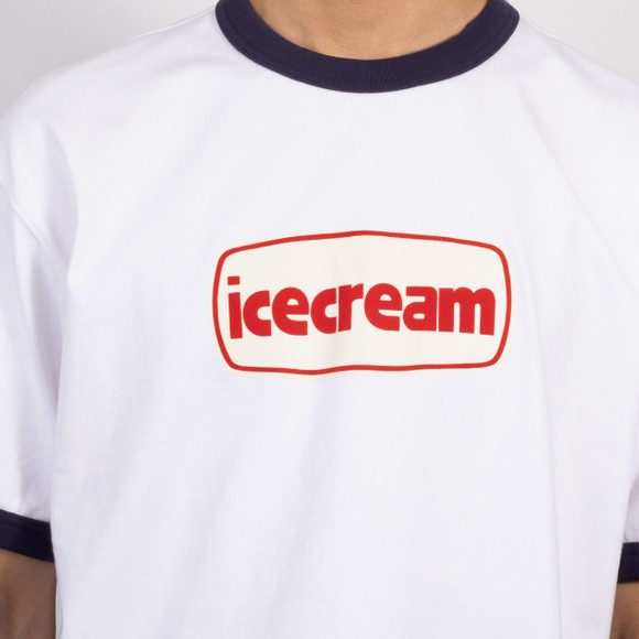 BBC Icecream Mens White Tub Ringer T-Shirt #3