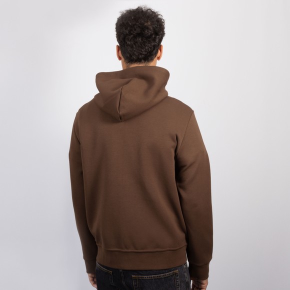 Polo Ralph Lauren Mens Brown Double Knit Tech Hoodie #4