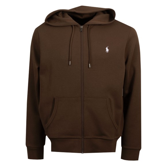 Polo Ralph Lauren Mens Brown Double Knit Tech Hoodie #1