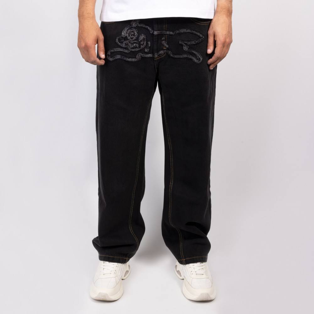 BBC Icecream Applique Running Dog Jean | Oxygen Clothing