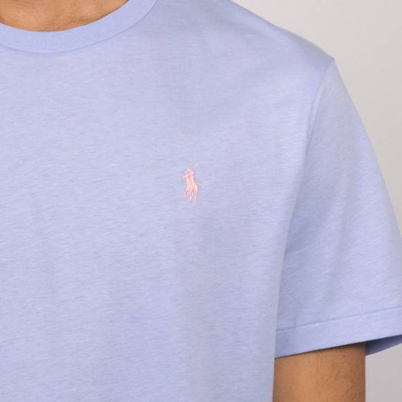 Polo Ralph Lauren Mens Blue Custom Slim Fit T-Shirt #3